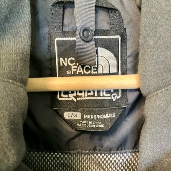 The North Face Grey Black Hyvent Recco Cryptic Jacket with Hood - Picture 4 of 12